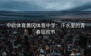 中欧体育黄冈体育中学：汗水里的青春狂欢节