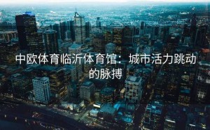 中欧体育临沂体育馆：城市活力跳动的脉搏