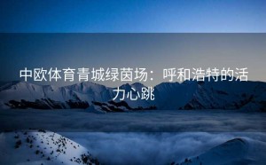 中欧体育青城绿茵场：呼和浩特的活力心跳