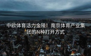 中欧体育活力金陵！南京体育产业集团的N种打开方式