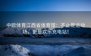 中欧体育江西省体育馆：不止是运动场，更是欢乐充电站！