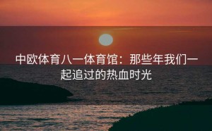 中欧体育八一体育馆：那些年我们一起追过的热血时光
