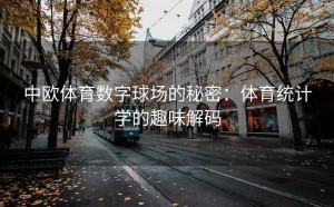 中欧体育数字球场的秘密：体育统计学的趣味解码