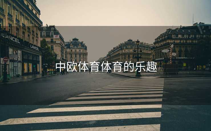中欧体育体育的乐趣