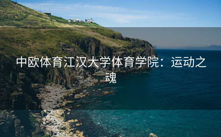 中欧体育江汉大学体育学院：运动之魂