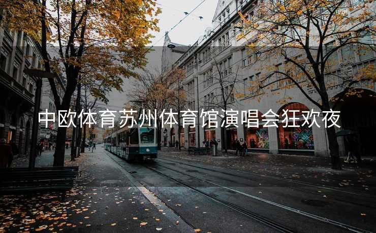 中欧体育苏州体育馆演唱会狂欢夜