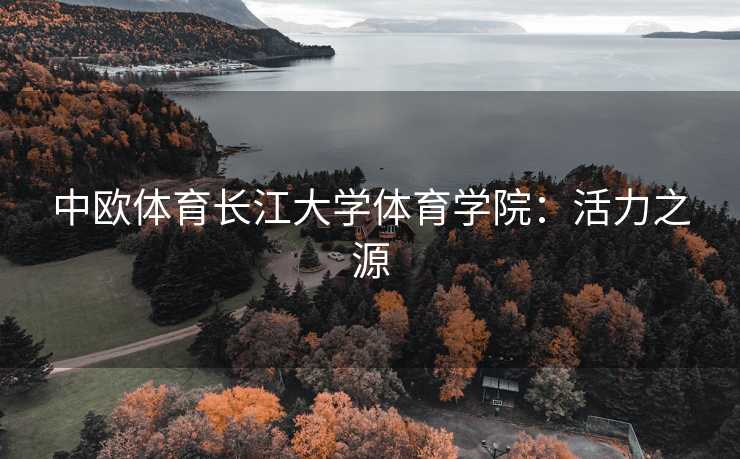 中欧体育长江大学体育学院：活力之源