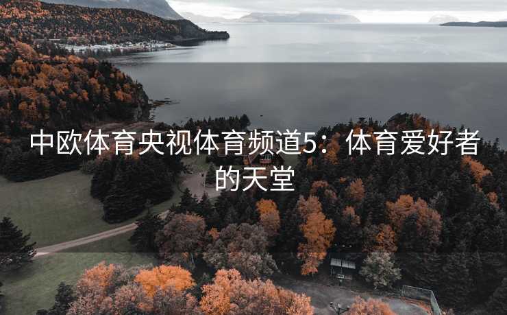 中欧体育央视体育频道5：体育爱好者的天堂