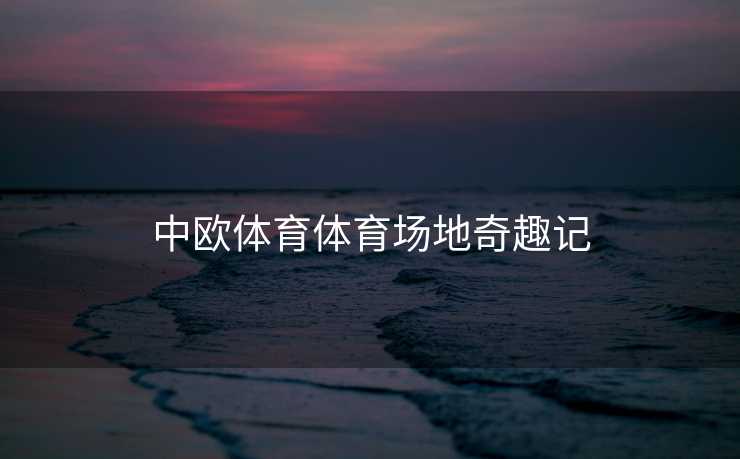中欧体育体育场地奇趣记