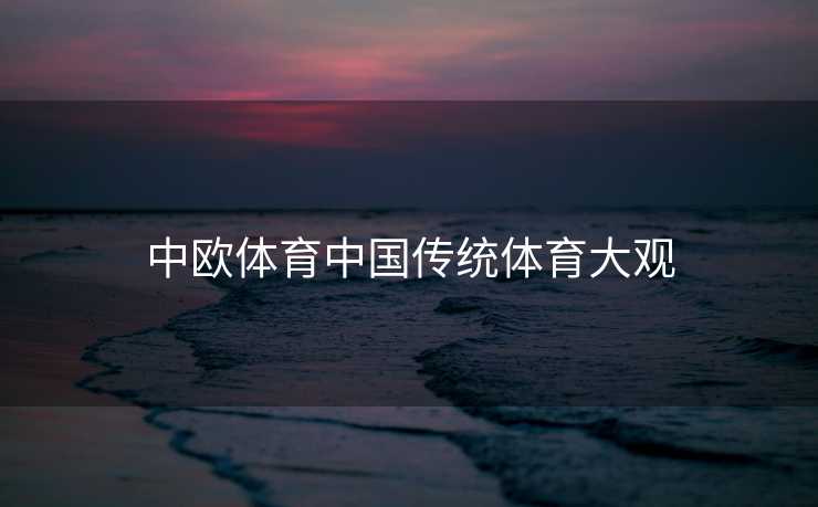 中欧体育中国传统体育大观