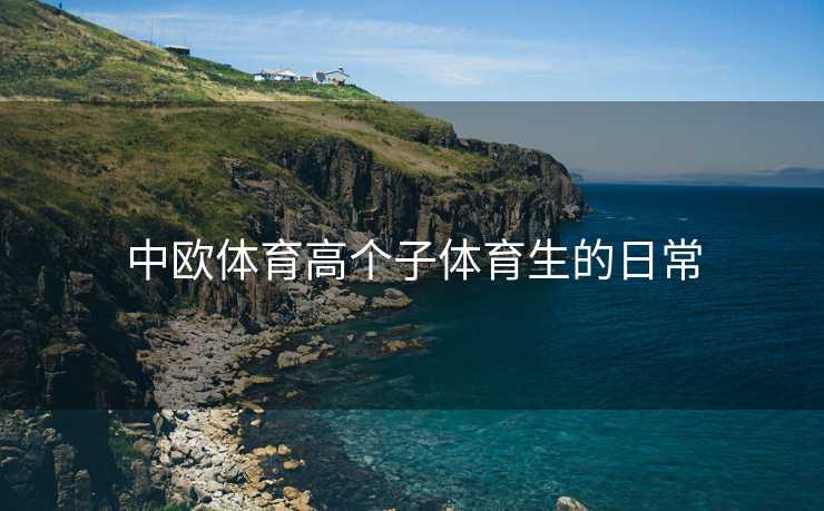 中欧体育高个子体育生的日常