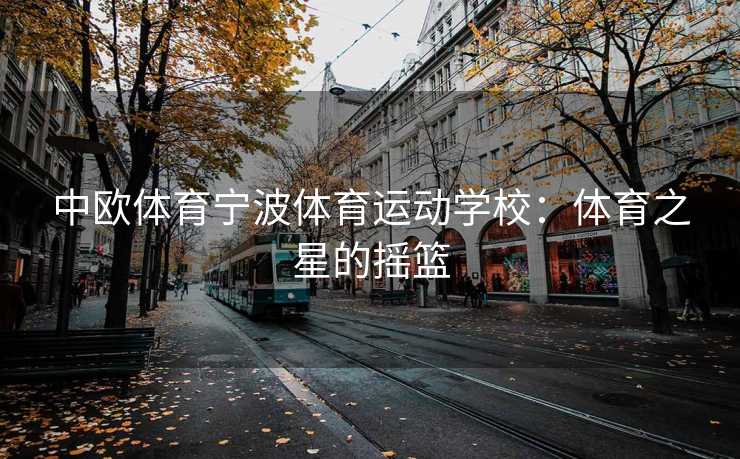 中欧体育宁波体育运动学校：体育之星的摇篮