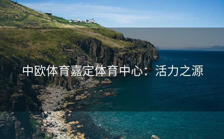 中欧体育嘉定体育中心：活力之源