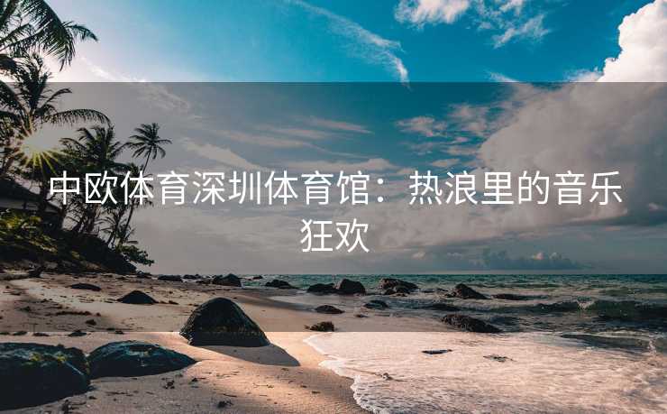 中欧体育深圳体育馆：热浪里的音乐狂欢