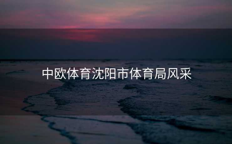 中欧体育沈阳市体育局风采
