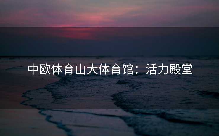 中欧体育山大体育馆：活力殿堂