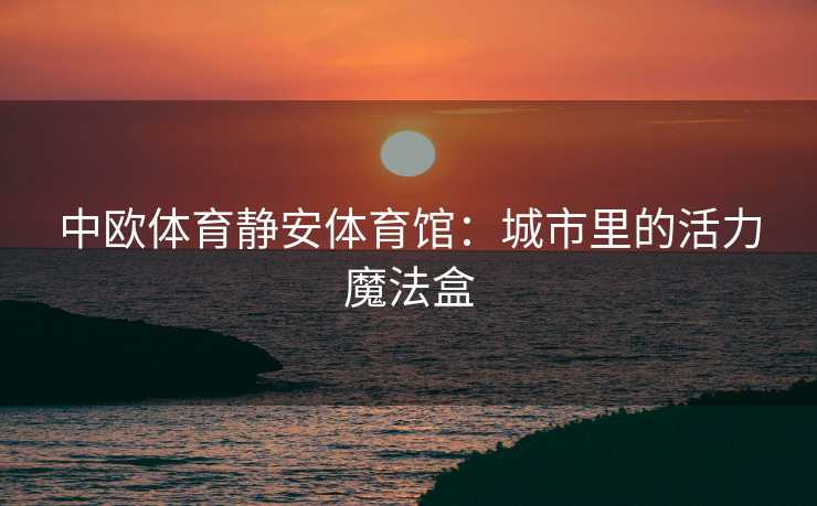 中欧体育静安体育馆：城市里的活力魔法盒
