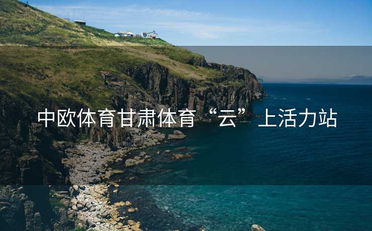 中欧体育甘肃体育“云”上活力站