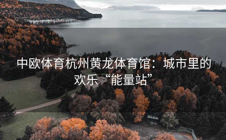中欧体育杭州黄龙体育馆：城市里的欢乐“能量站”