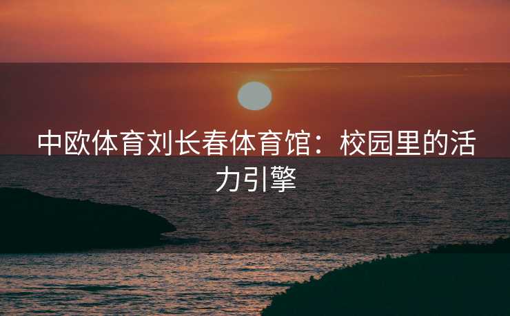 中欧体育刘长春体育馆：校园里的活力引擎