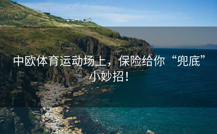 中欧体育运动场上，保险给你“兜底”小妙招！