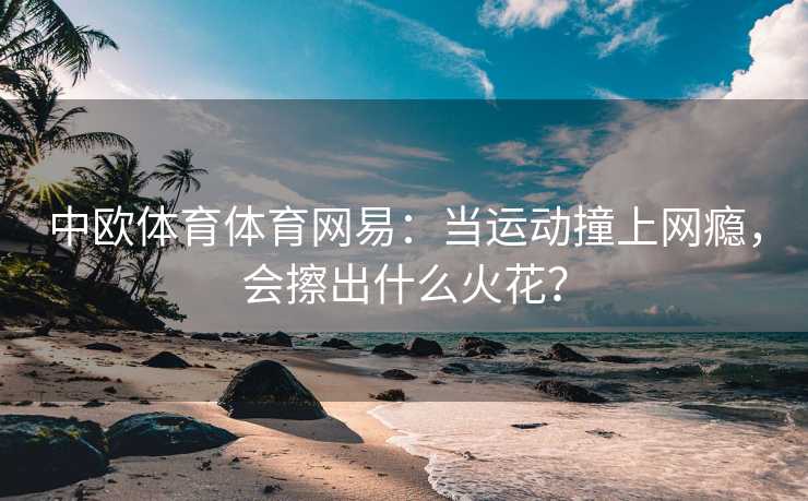 中欧体育体育网易：当运动撞上网瘾，会擦出什么火花？