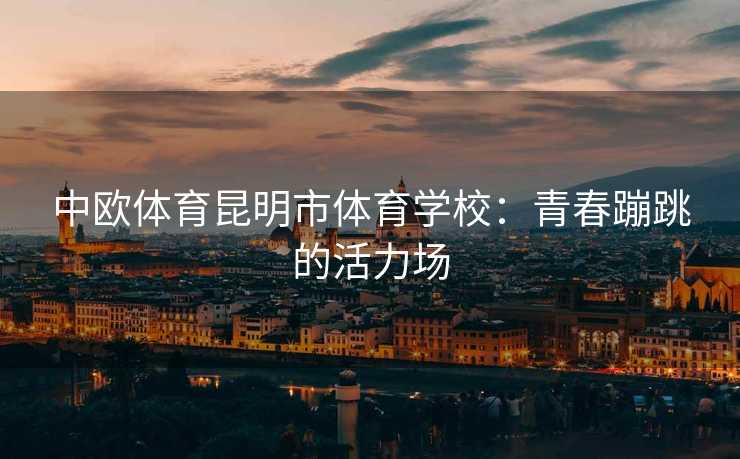 中欧体育昆明市体育学校：青春蹦跳的活力场