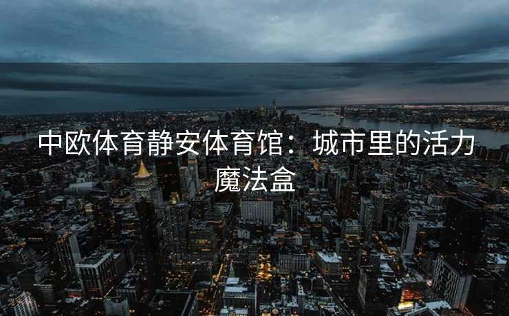 中欧体育静安体育馆：城市里的活力魔法盒