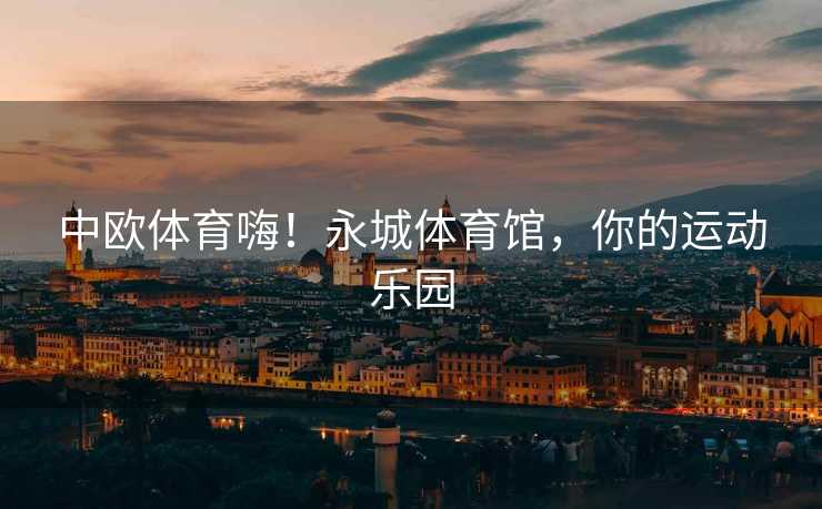 中欧体育嗨！永城体育馆，你的运动乐园