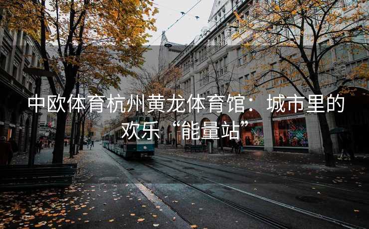 中欧体育杭州黄龙体育馆：城市里的欢乐“能量站”