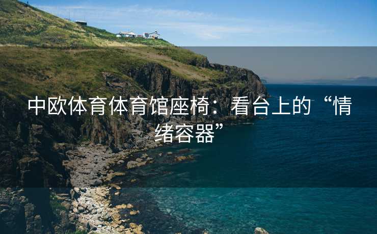 中欧体育体育馆座椅：看台上的“情绪容器”
