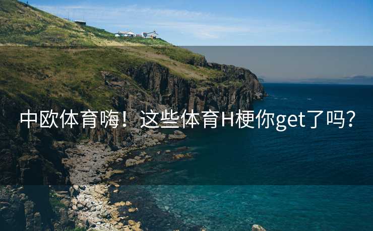 中欧体育嗨！这些体育H梗你get了吗？