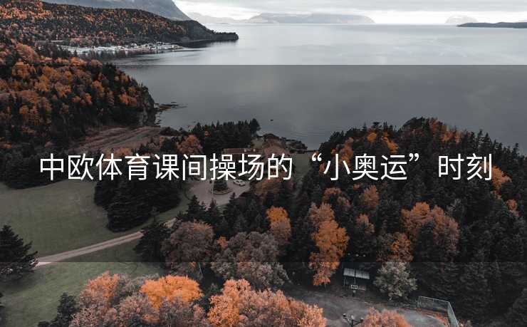 中欧体育课间操场的“小奥运”时刻