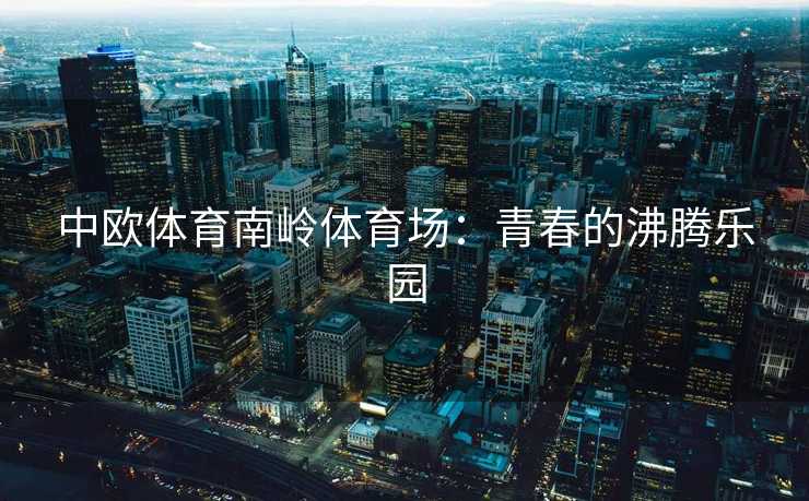 中欧体育南岭体育场：青春的沸腾乐园