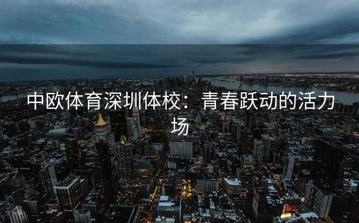 中欧体育深圳体校：青春跃动的活力场