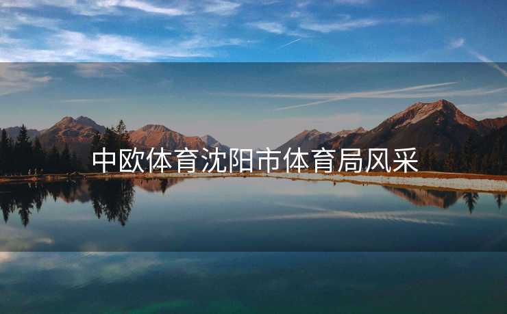 中欧体育沈阳市体育局风采 中欧体育沈阳市体育局风采