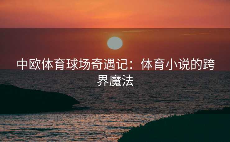 中欧体育球场奇遇记：体育小说的跨界魔法