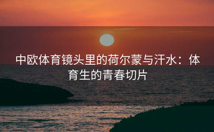 中欧体育镜头里的荷尔蒙与汗水:体育生的青春切片 中欧体育镜头里的荷尔蒙与汗水:体育生的青春切片