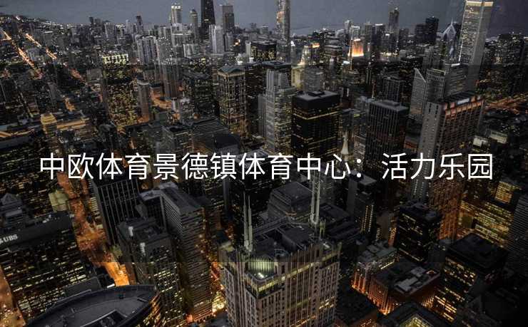 中欧体育景德镇体育中心：活力乐园