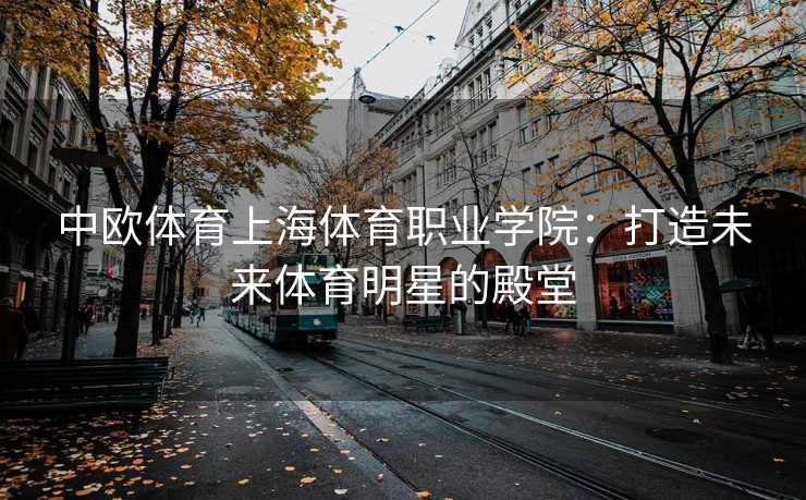 中欧体育上海体育职业学院：打造未来体育明星的殿堂