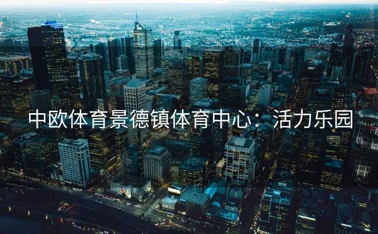 中欧体育景德镇体育中心:活力乐园 中欧体育景德镇体育中心:活力乐园