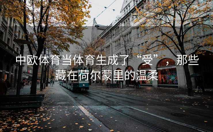 中欧体育当体育生成了“受”，那些藏在荷尔蒙里的温柔