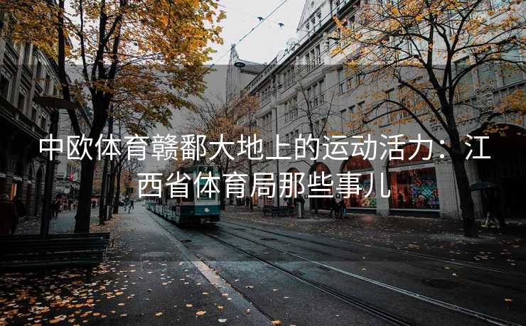 中欧体育赣鄱大地上的运动活力:江西省体育局那些事儿 中欧体育赣鄱大地上的运动活力:江西省体育局那些事儿